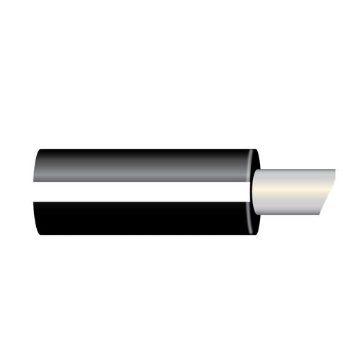OEX 3mm Single Core Marine Cable, Black With White Trace, 500M ACX1127/500