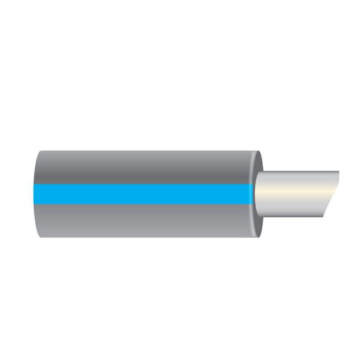 OEX 3mm Single Core Marine Cable, Grey With Blue Trace, 500M ACX1124/500