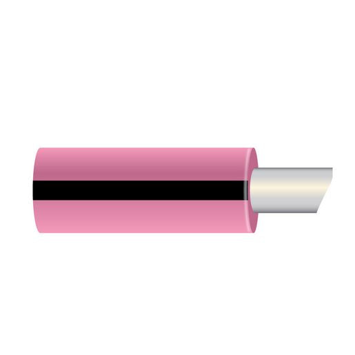 OEX 3mm Single Core Marine Cable, Pink With Black Trace, 500M ACX1143/500