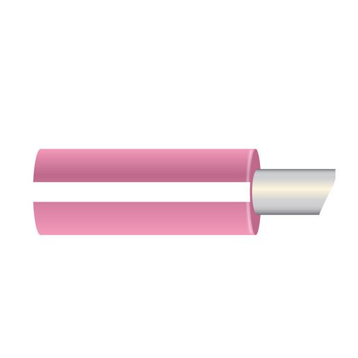 OEX 3mm Single Core Marine Cable, Pink With White Trace, 500M ACX1144/500