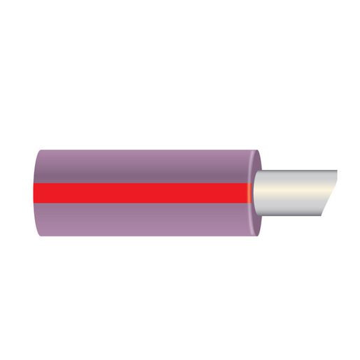 OEX 3mm Single Core Marine Cable, Violet With Red Trace, 500M ACX1161/500