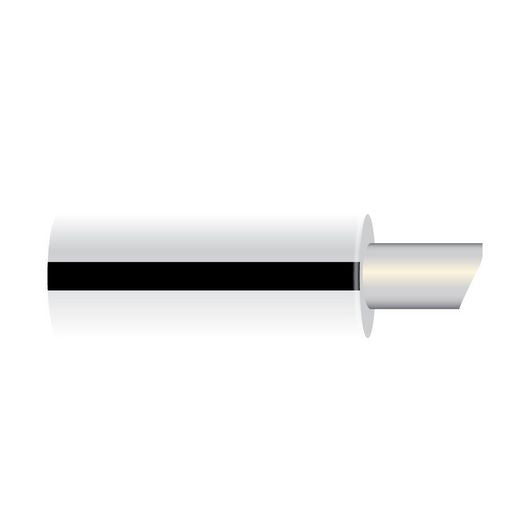 OEX 3mm Single Core Marine Cable, White With Black Trace, 500M ACX1142/500