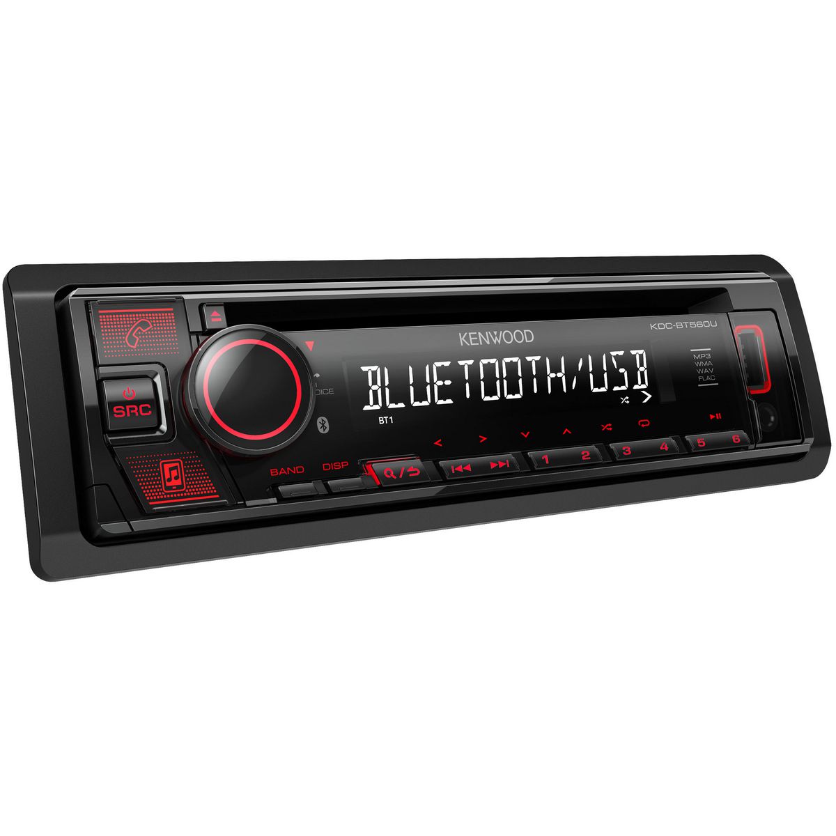 Kenwood Head Unit With Bluetooth/Usb/Cd KDC-BT560U
