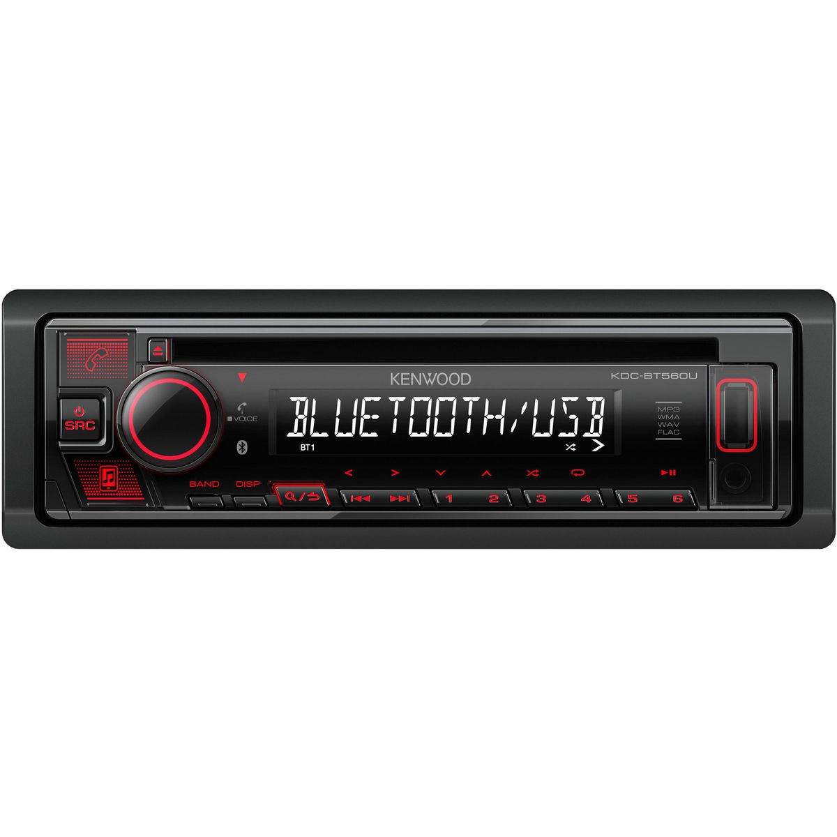 Kenwood Head Unit With Bluetooth/Usb/Cd KDC-BT560U