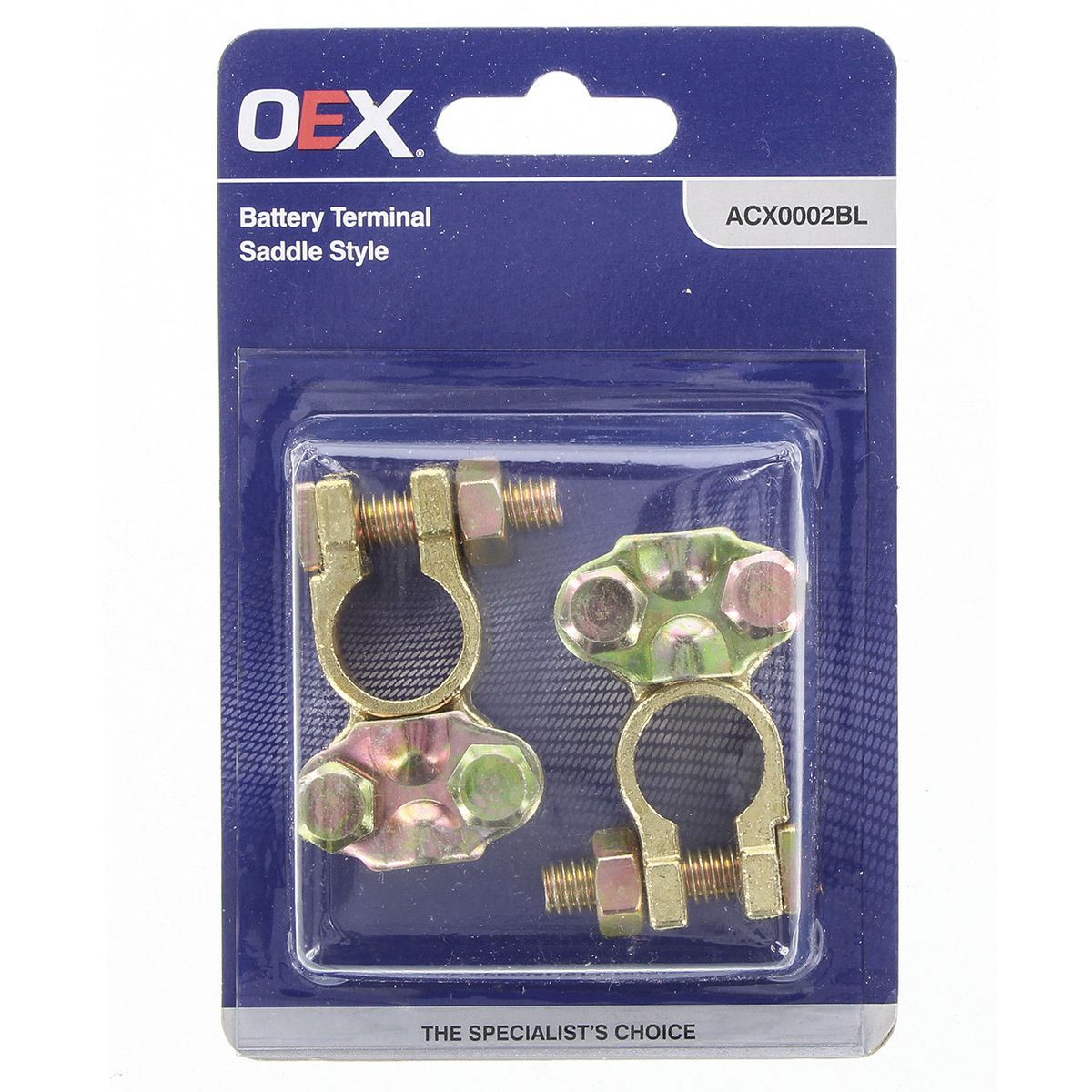 OEX Battery Terminal Saddle Pair ACX0002BL