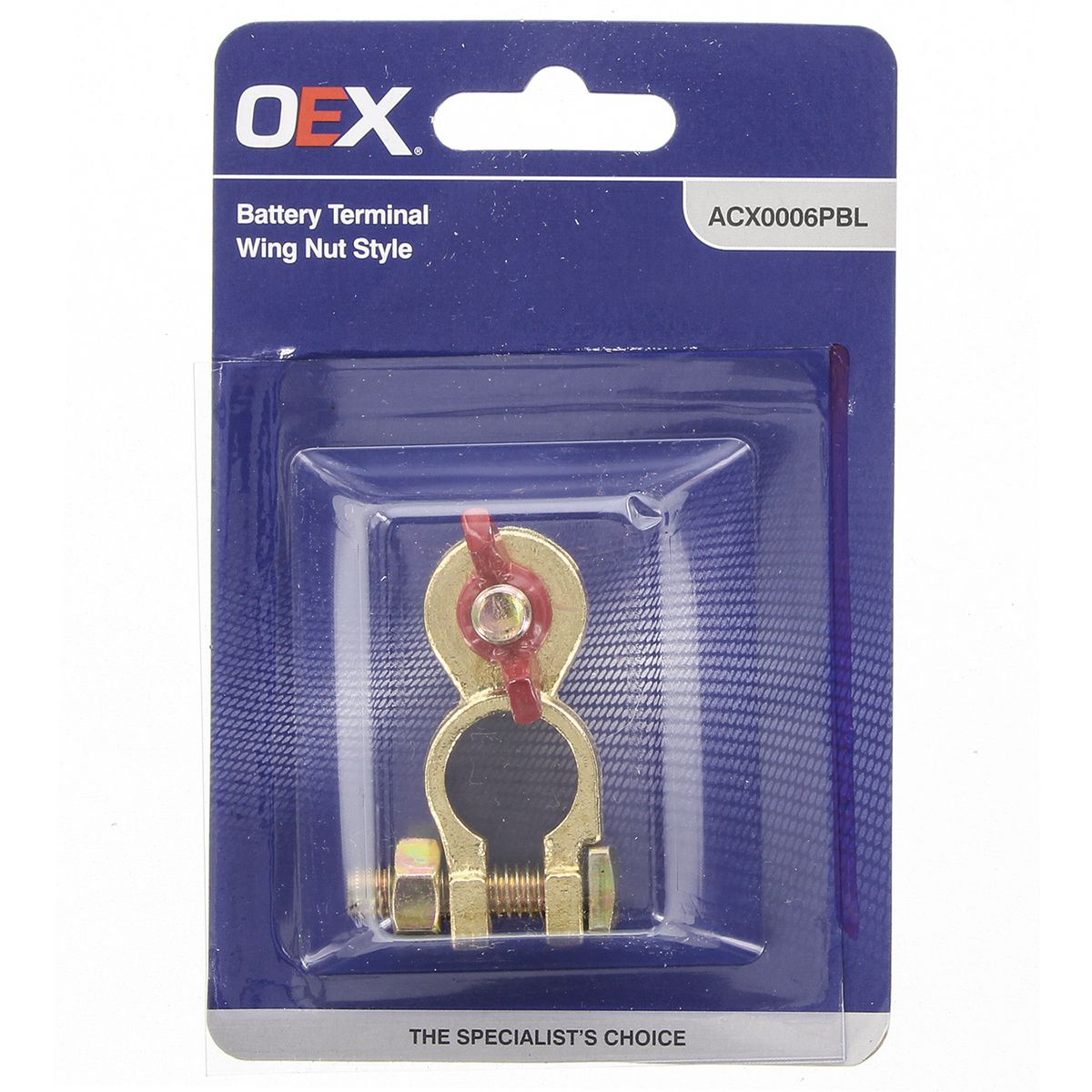 OEX Battery Terminal Wing Nut Positive ACX0006PBL