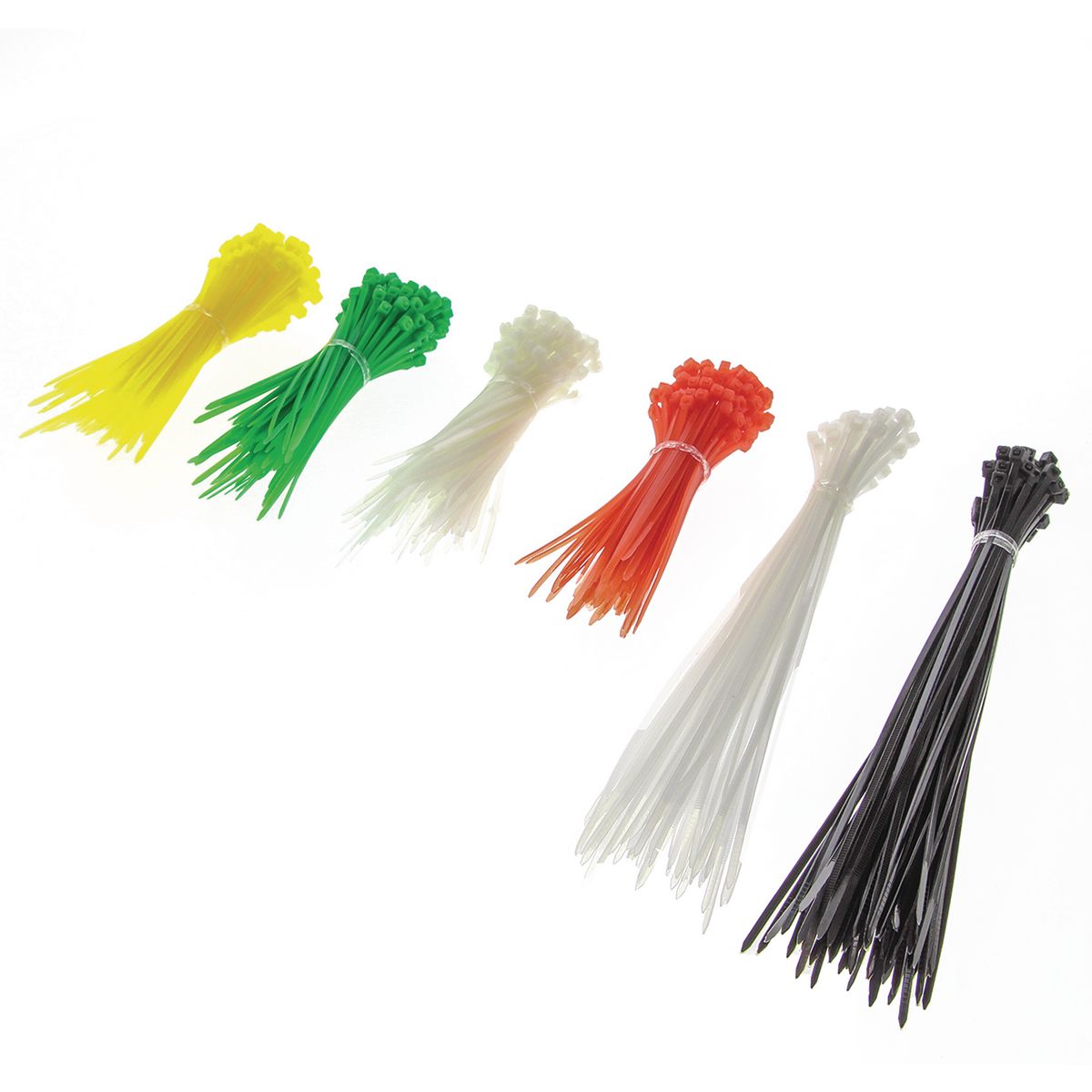 OEX Coloured Cable Tie Assortment - Pack Of 500 ACX1330/500