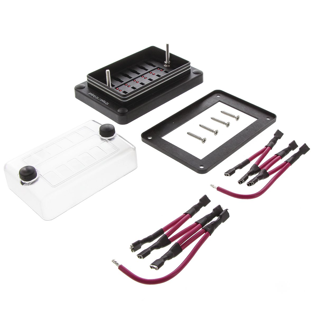 OEX 12 Way Weatherproof Standard Blade Fuse Box ACX5126