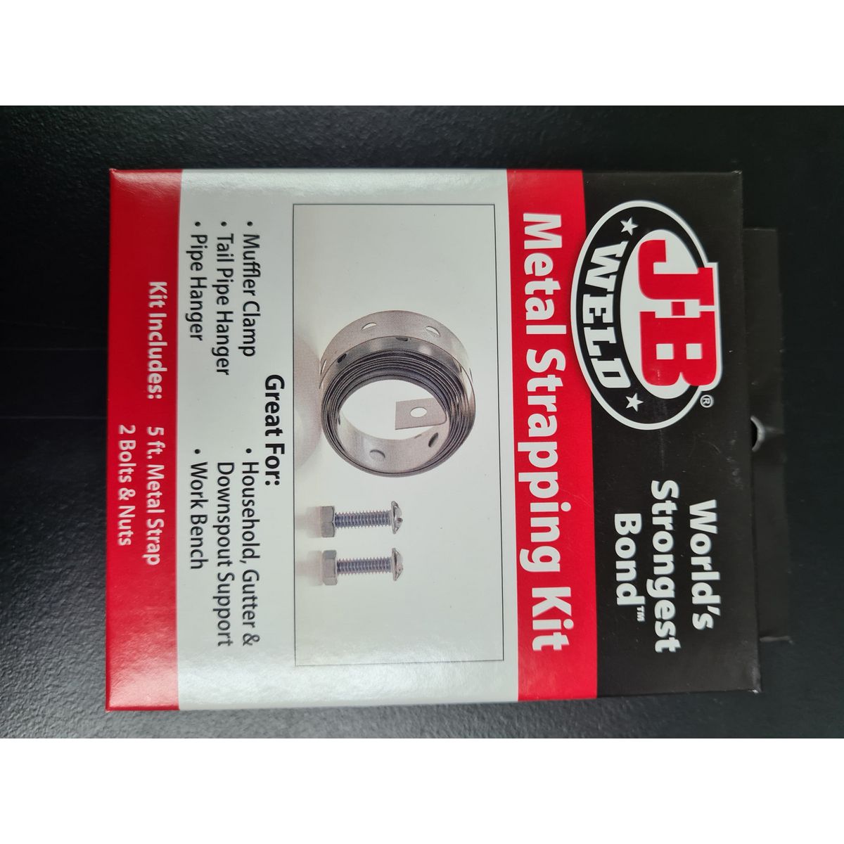 J-B Weld Metal Strapping Kit 1.9x152cm 37990