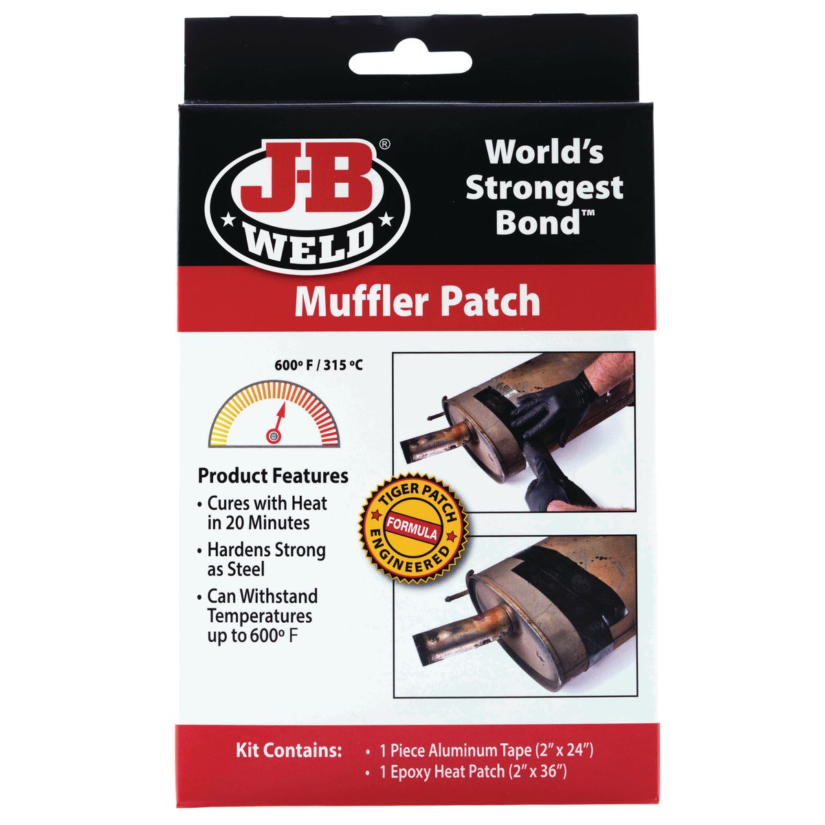 J-B Weld Tiger Patch Kit 5x91cm 39205