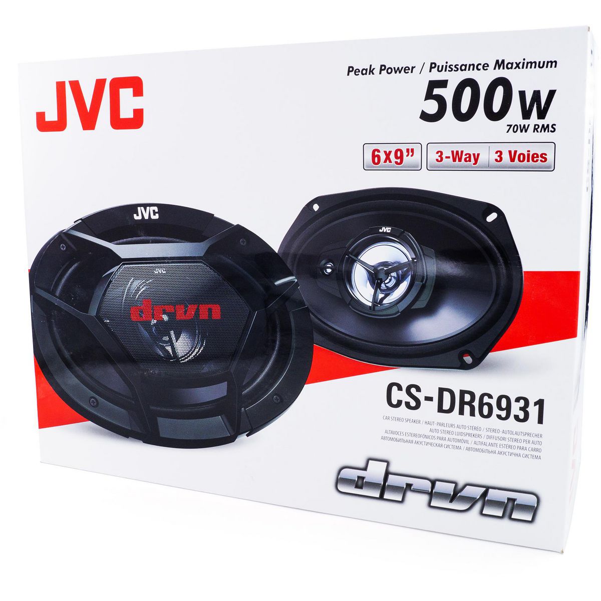 JVC 6x9in. 3-Way Speaker CS-DR6931