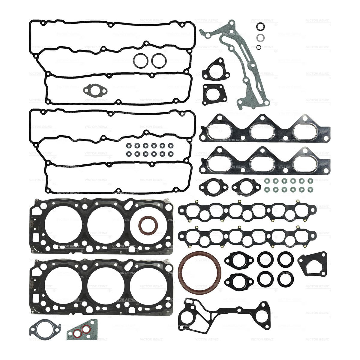 Kiwi Full Set - Mitsubishi 6G74 Dohc 24V Incl 2X Gaskets Mls Victor Reinz 27040300VR