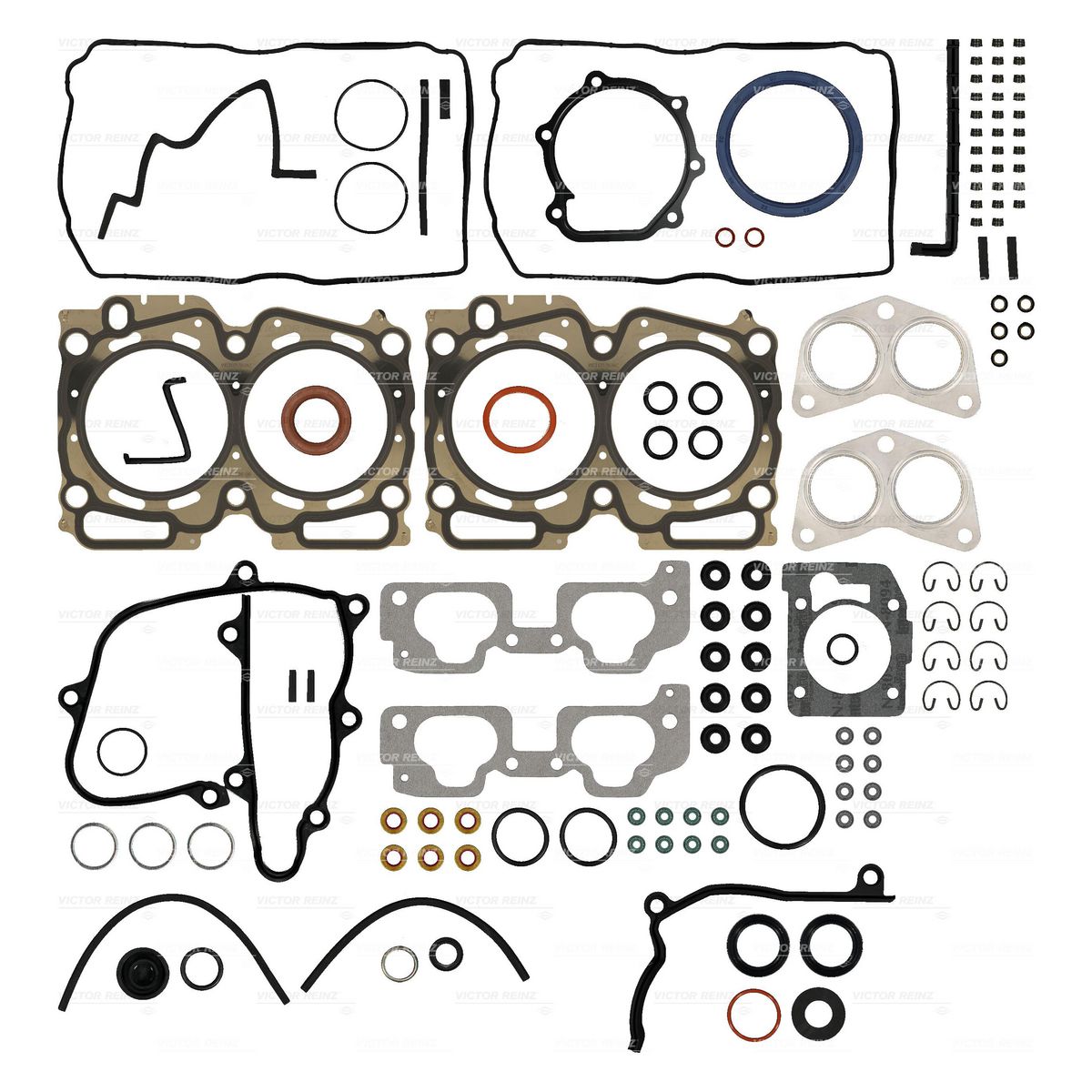 Kiwi Full Set - Subaru Ej251 Incl 2X Gaskets Mls Victor Reinz 27243905VR