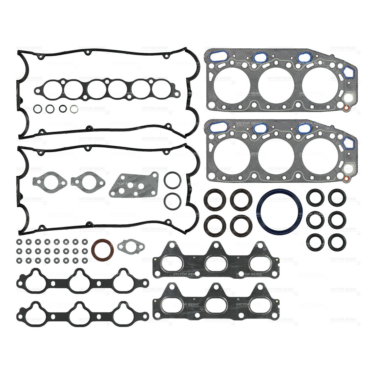 Kiwi Full Set With 2X Gasket - Mitsubishi 6A12 24V Sohc Victor Reinz 27042790VR