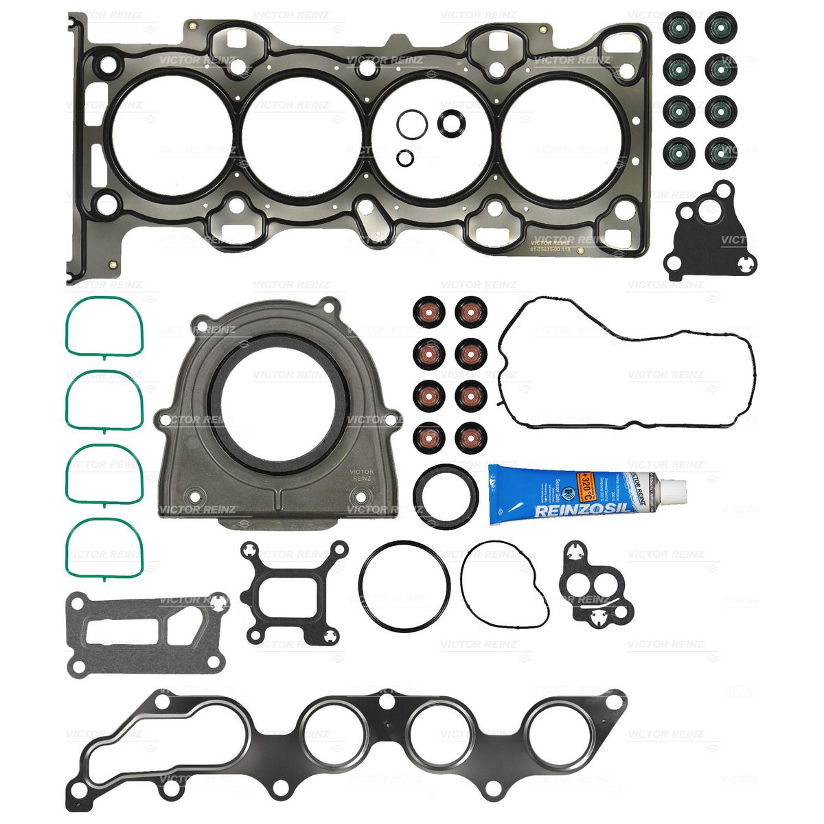 Kiwi Full Set - Ford Gz-/Ao-/Cj-/N4-/Sy-/Tb- Mls *** No Rocker Cover *** Victor Reinz 27115435VR