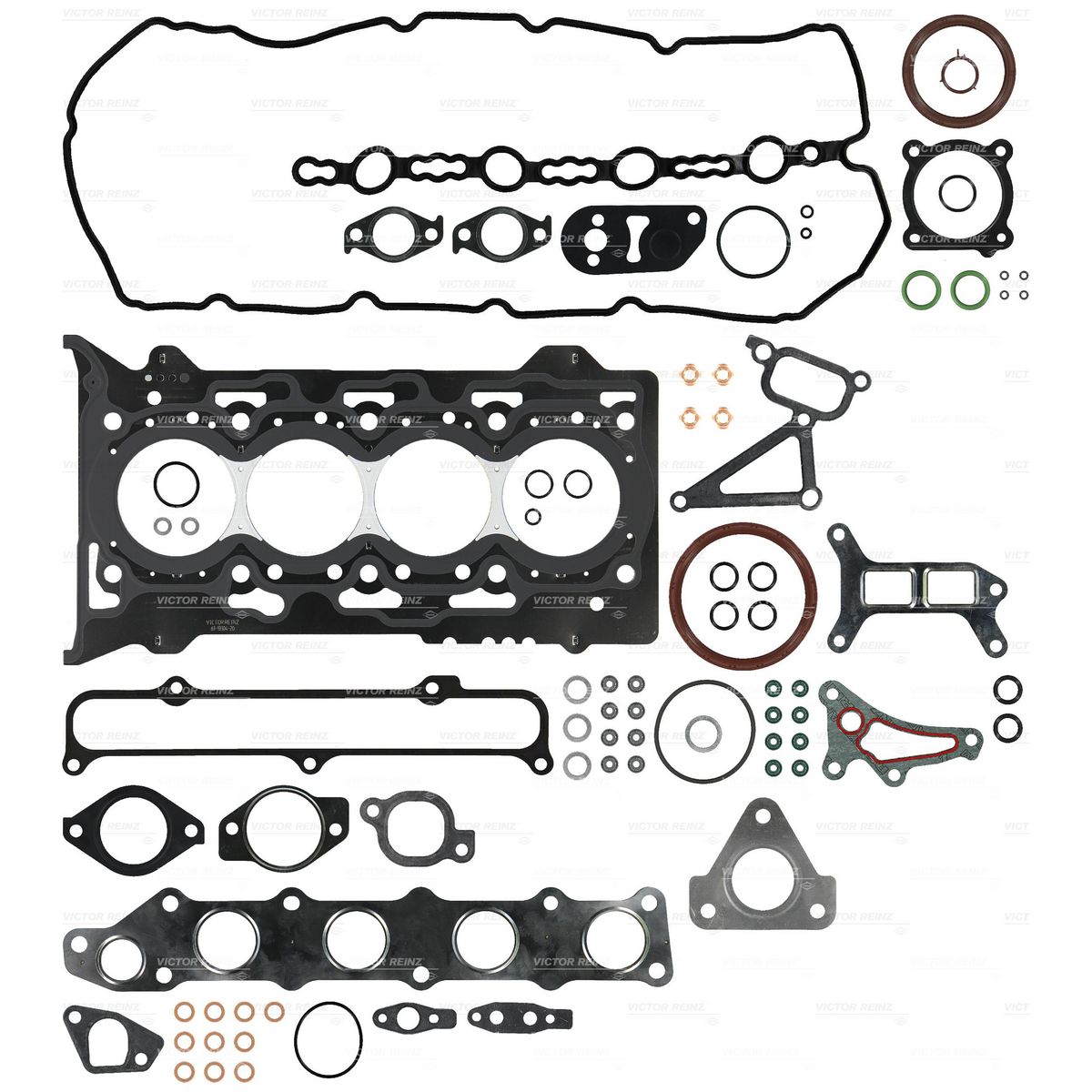 Kiwi Full Set - Mitsubishi 4N15 2.4D With 1.4Mm Mls Gasket Victor Reinz 2704030403VR
