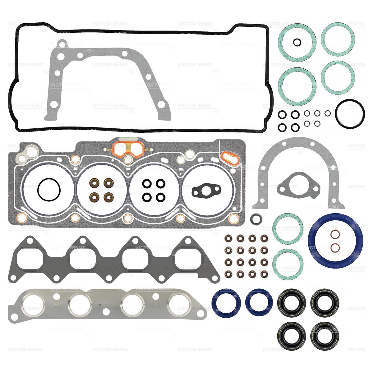 Kiwi Full Set - Toyota 4A-Fe 1992-1994 Victor Reinz 2708287001VR