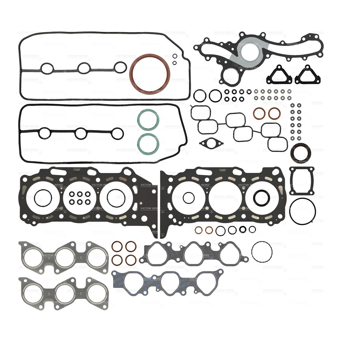 Kiwi Full Set - Toyota 1Grfe -07/2009 Incl 2X Gaskets Victor Reinz 27084050VR