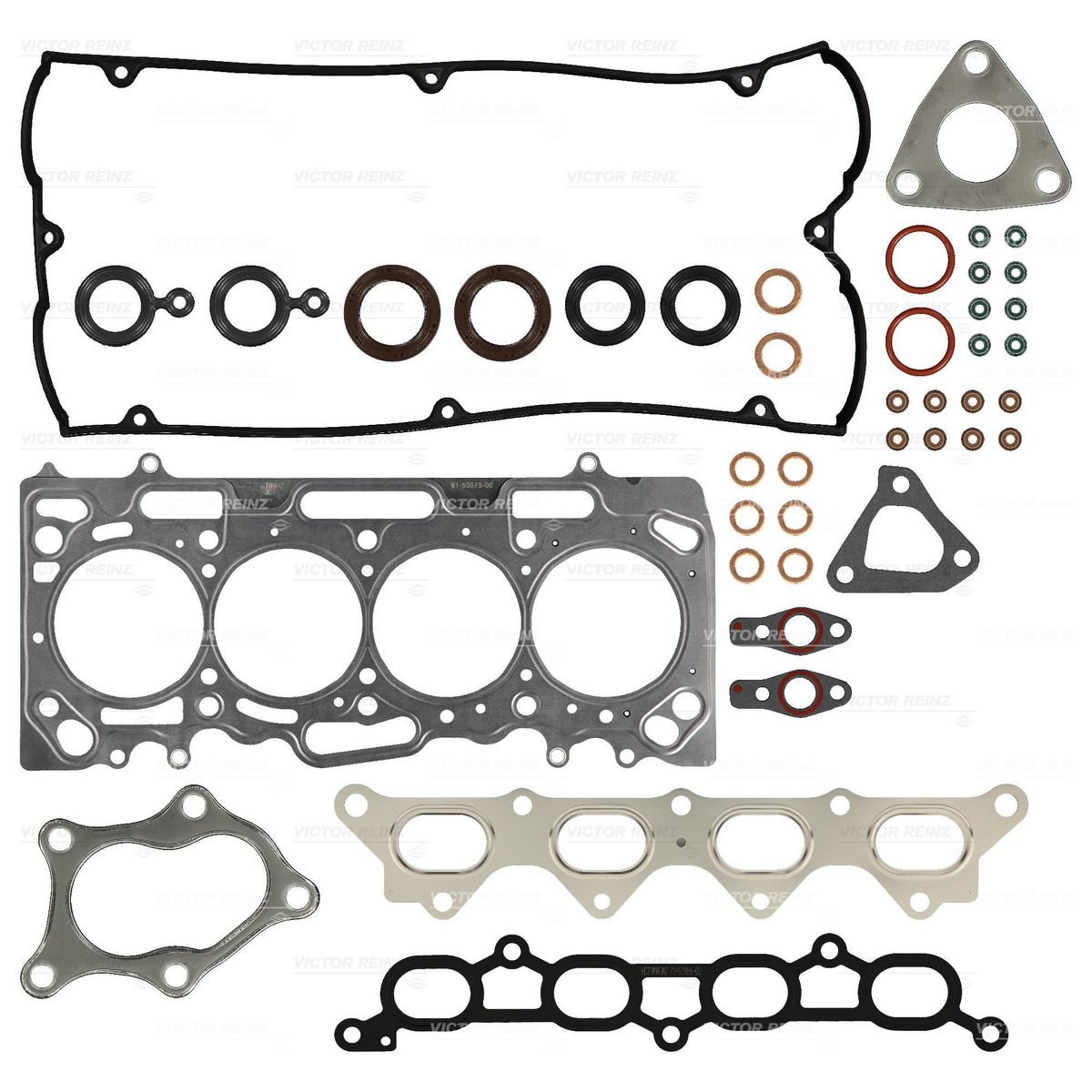 Kiwi Head Set And Gasket - Mitsubishi 4G15T 16V Dohc Victor Reinz 22043975VR