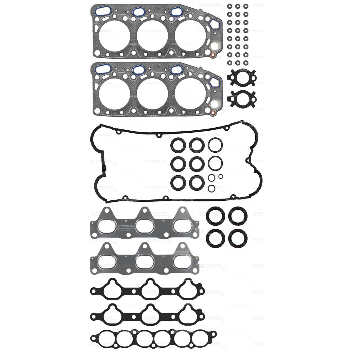 Kiwi Head Set With 2X Gasket - Mitsubishi 6A12 24V Sohc Victor Reinz 22042790VR