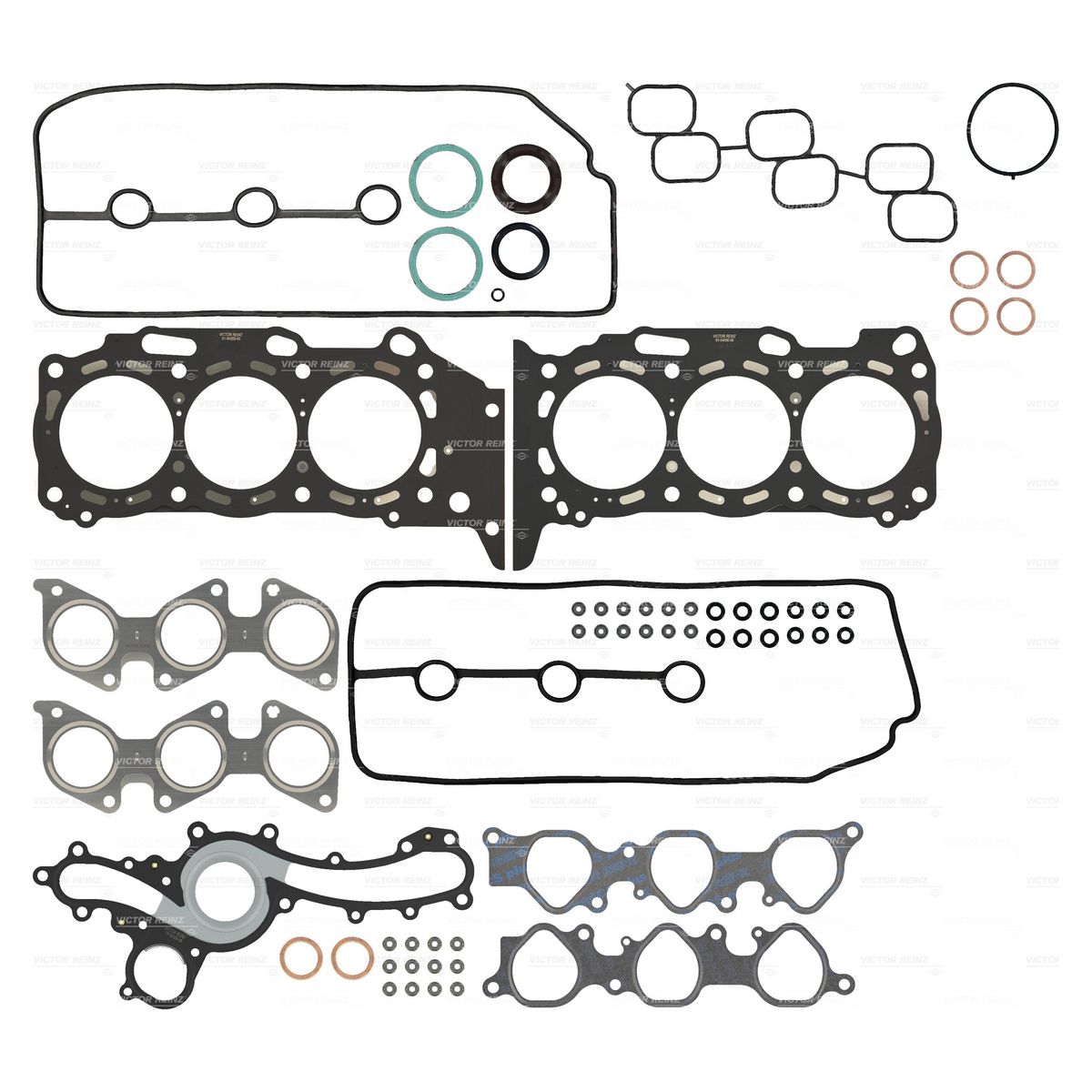 Kiwi Head Set And Gasket - Toyota 1Grfe -07/2009 Incl 2X Gaskets Victor Reinz 22084050VR