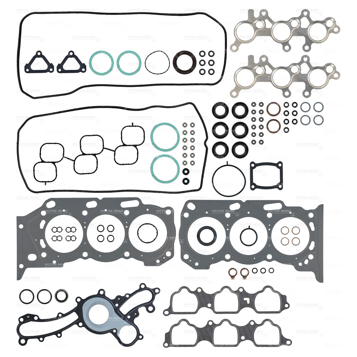 Kiwi Head Set And Gasket - Toyota 1Grfe 08/2009- Incl 2X Gaskets Victor Reinz 22084070VR