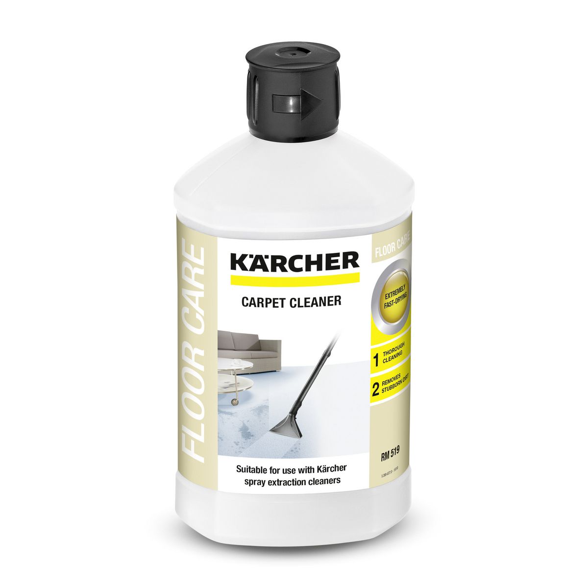 Karcher 1L Carpet Cleaner Detergent 6.295-771.0