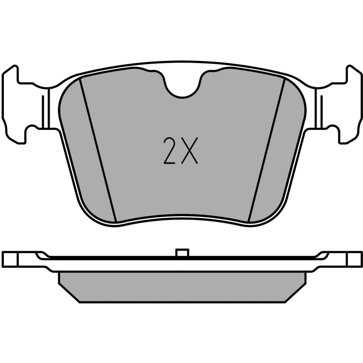 MEYLE Brake Pad Set 025 221 4116/PD