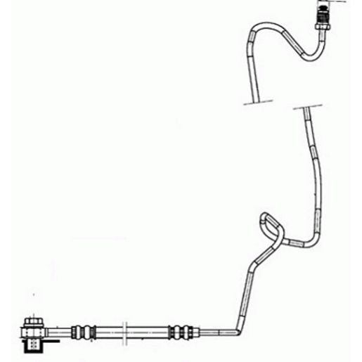 TRW Brake Hose PHD942