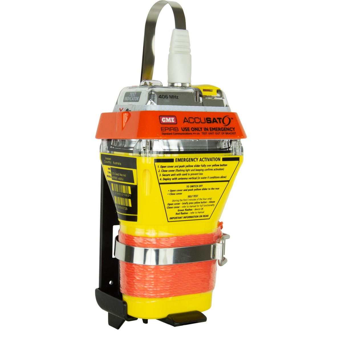 GME Emergency Position Indicating Radio Beacon - For Boats, Yachts & CanOES MT600GAUS