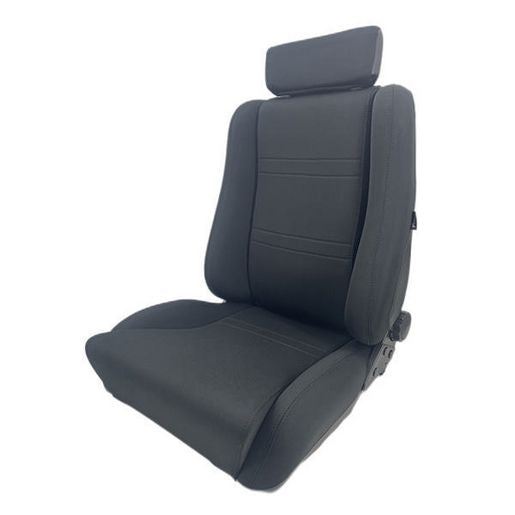 Autotecnica Sport Seat Black Leather Look With Twin Adjusters SP88BK