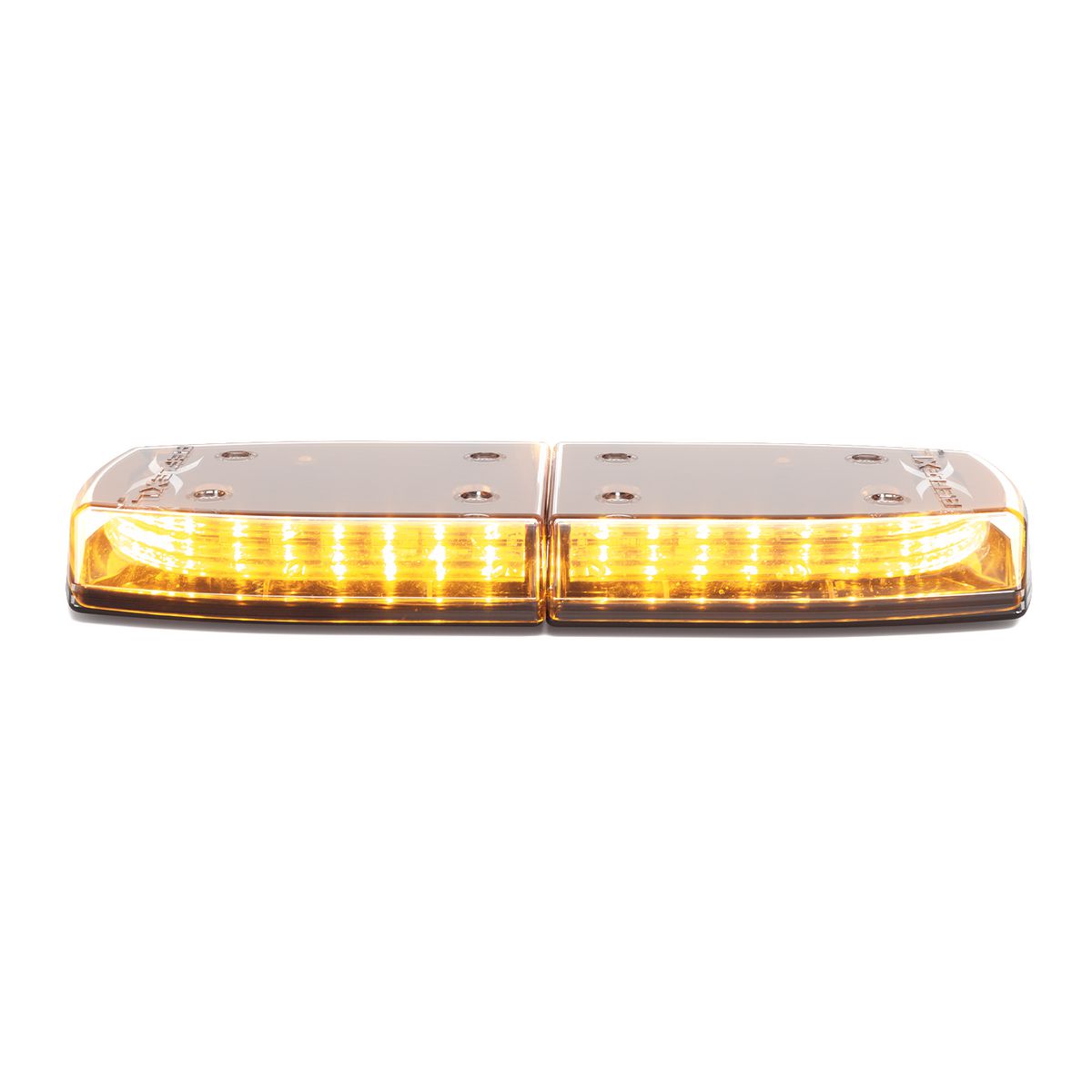 Ecco Reflexl Amber/White Lightbar 305Mm With Clear Lens Headache Mount 11-012CAC-E