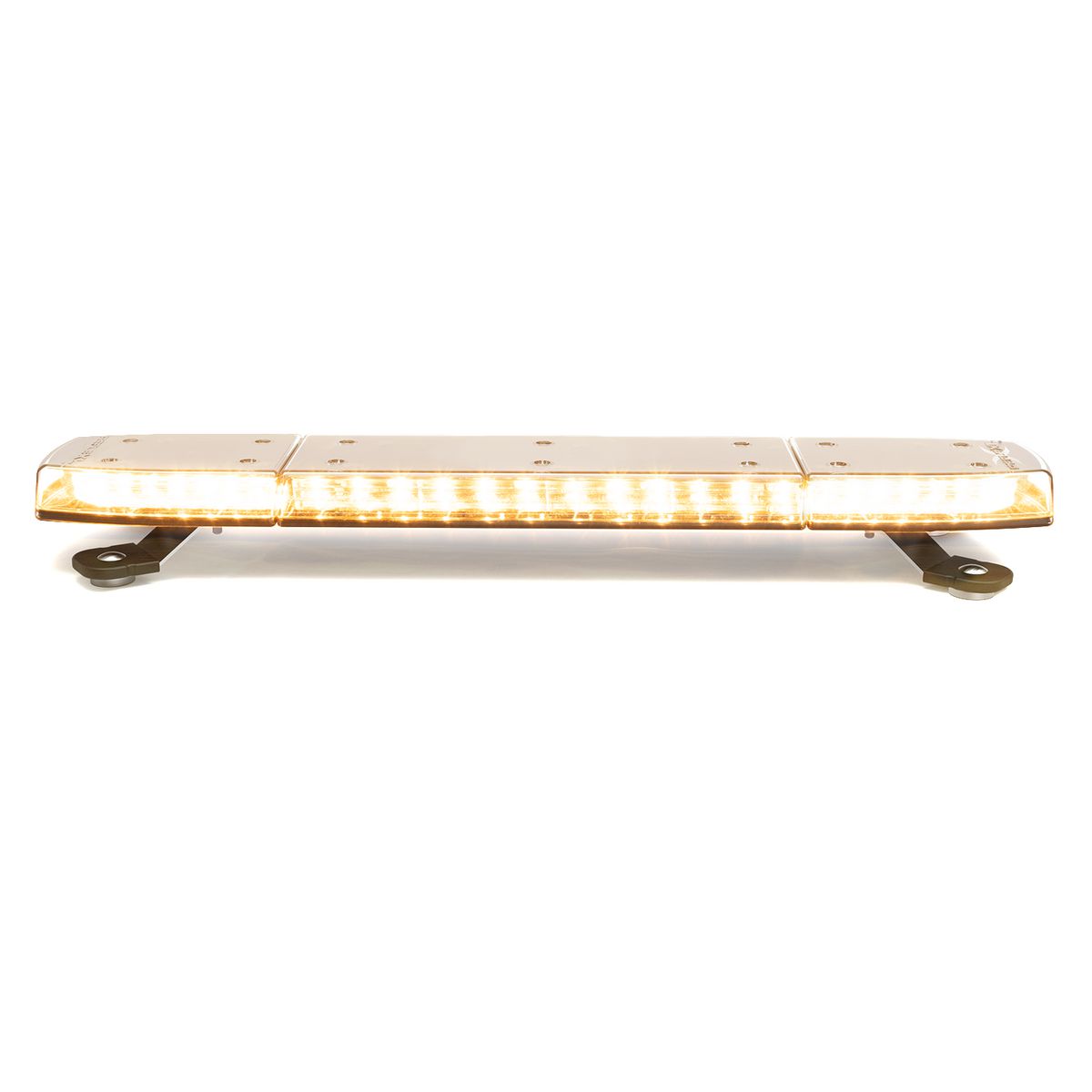 Ecco Reflexl Amber Lightbar 610Mm With Clear Lens Magnetic Mount 11-024CA-E-MG