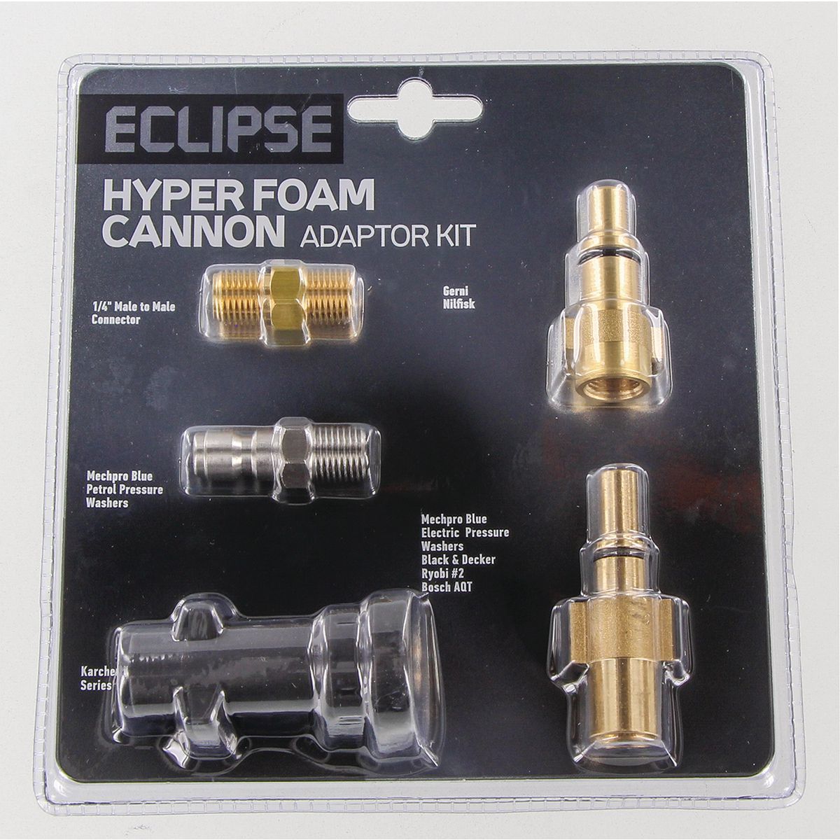 Eclipse Foam Cannon Adaptor Set 4 Piece EHFCAK