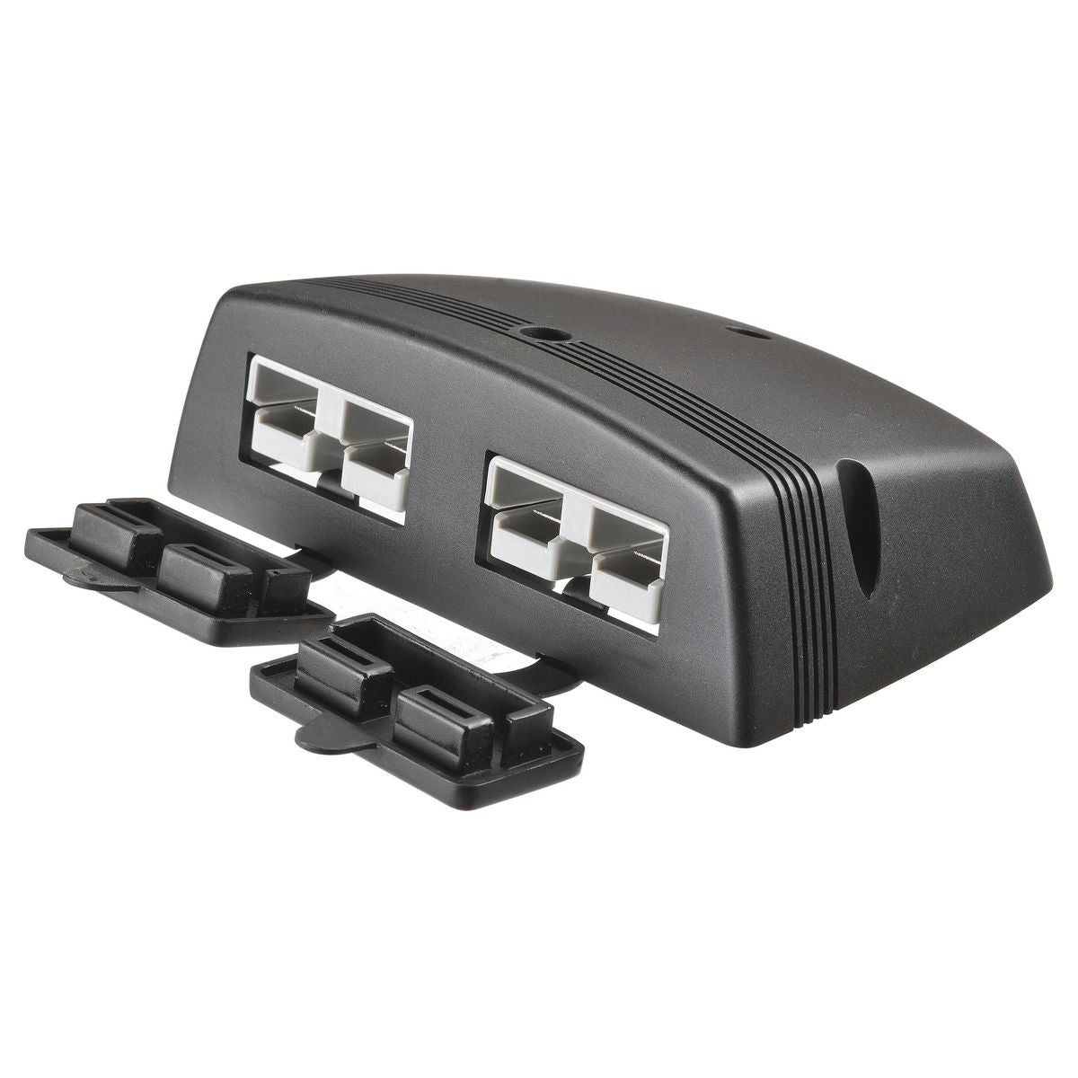Narva Hdrv Dual Surface Mount 50A Connector With Covers 81163BL