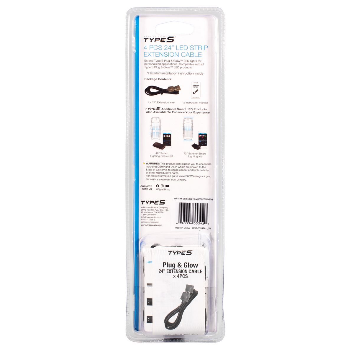 Type S Plug And Glow 24 Inch Extension Wire (4 Piece) AC55392