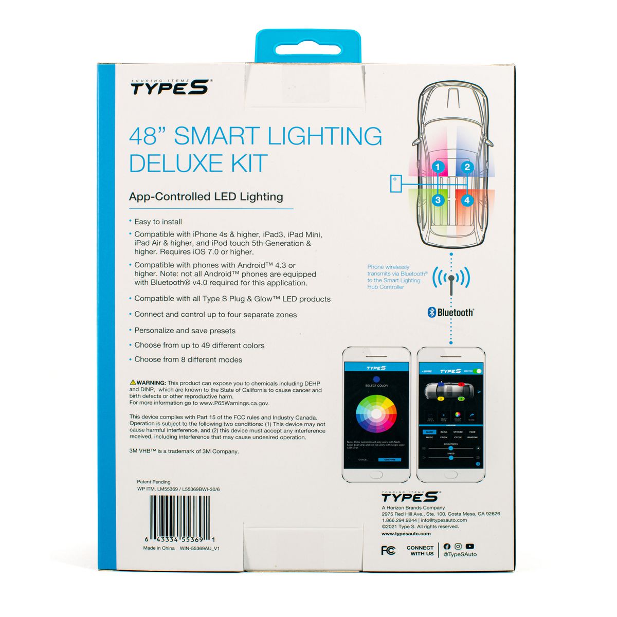 Type S Plug & Glow 48 Inch Smart Led Deluxe Kit LM55369M