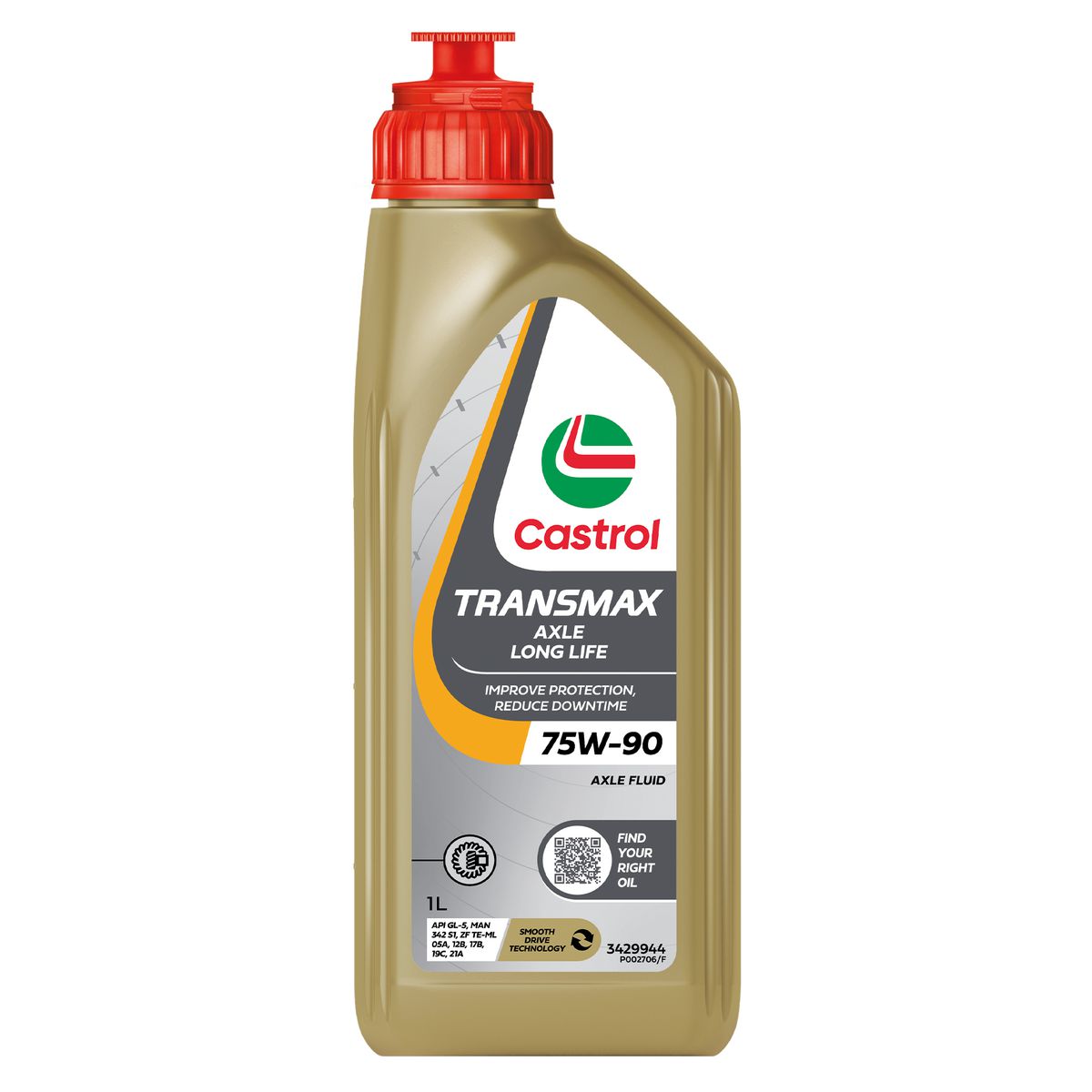 Castrol TRANSMAX Axle LL 75W-90 Rear Axle Oil 1L 3429944