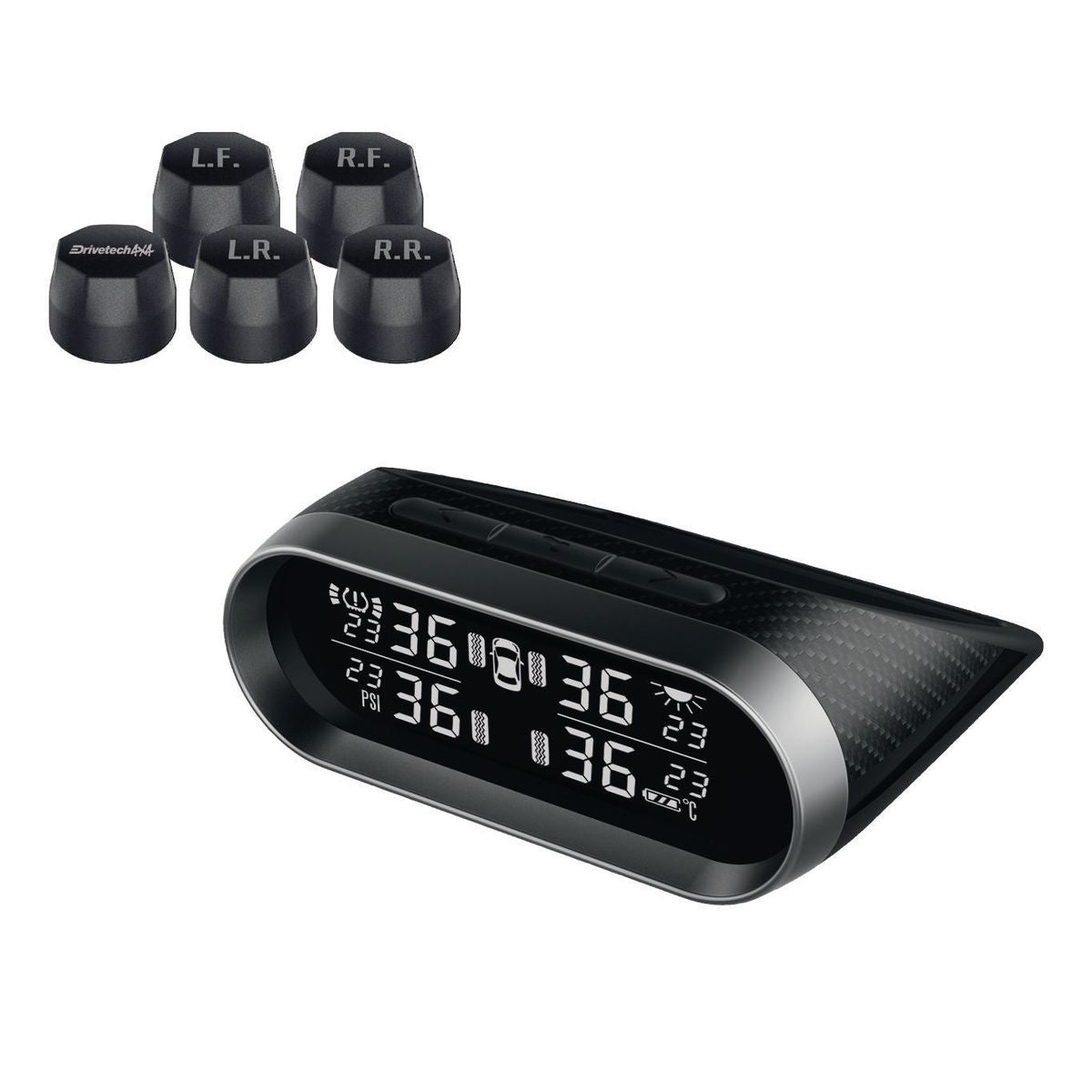 Drivetech 4X4 Dri4X4 Tyre Pressure Monitoring System - Solar DT-TPMS5S