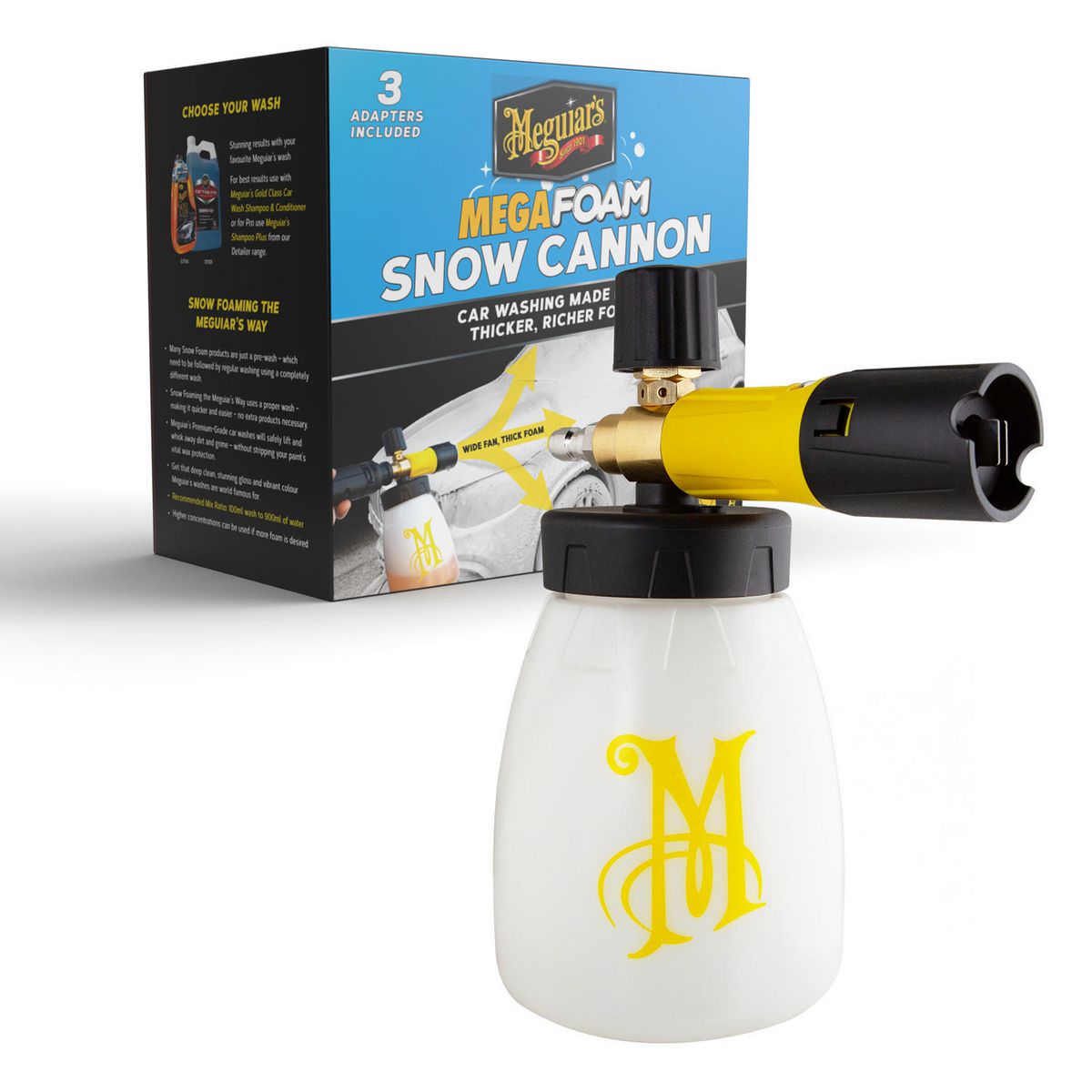 Meguiars Megafoam Snow Cannon 1400-3200PSI MEGACANN