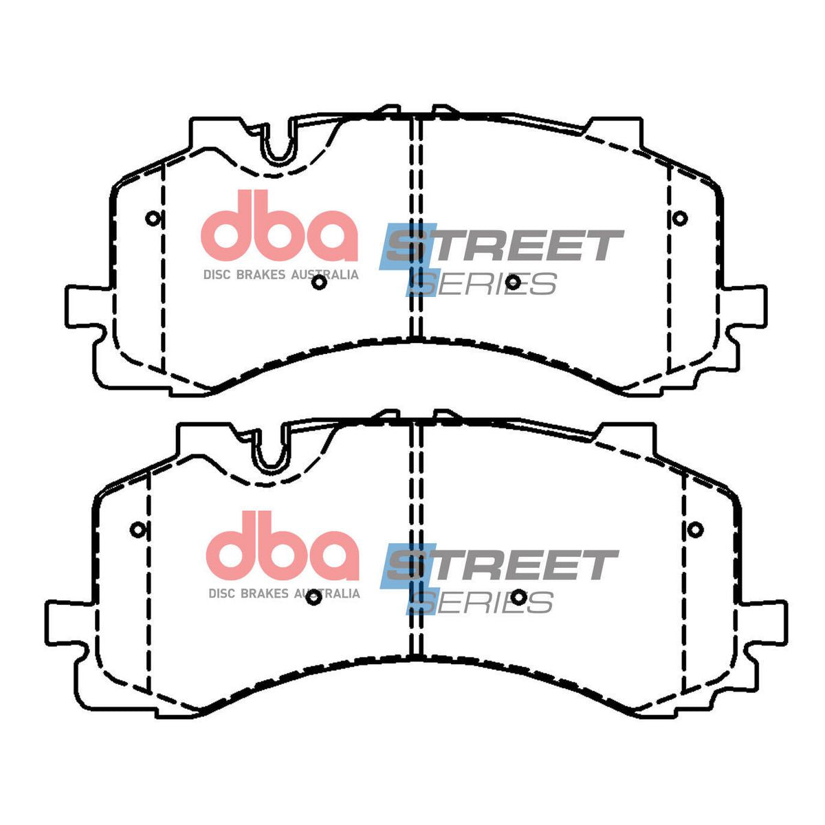 DBA Street Series Brake Pad Set  DB15124SS