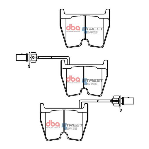 DBA Street Series Brake Pad Set  DB15110SS