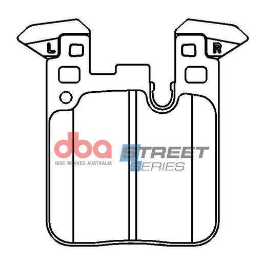 DBA Street Series Brake Pad Set DB15127SS