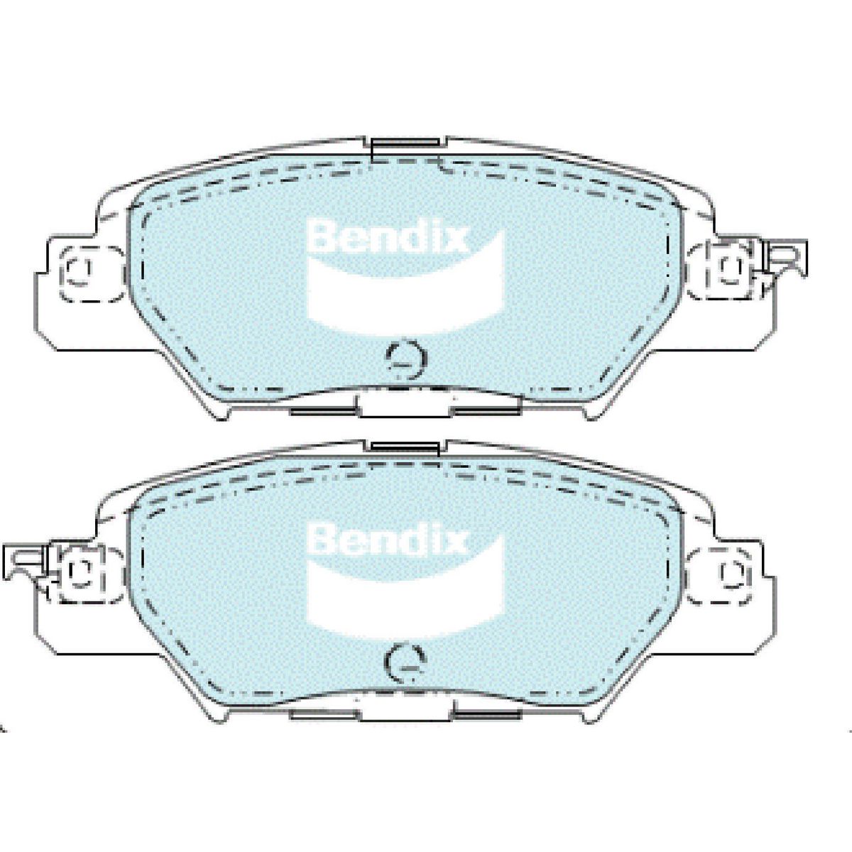 Bendix Db2414 Brake Pad Set DB2414 GCT