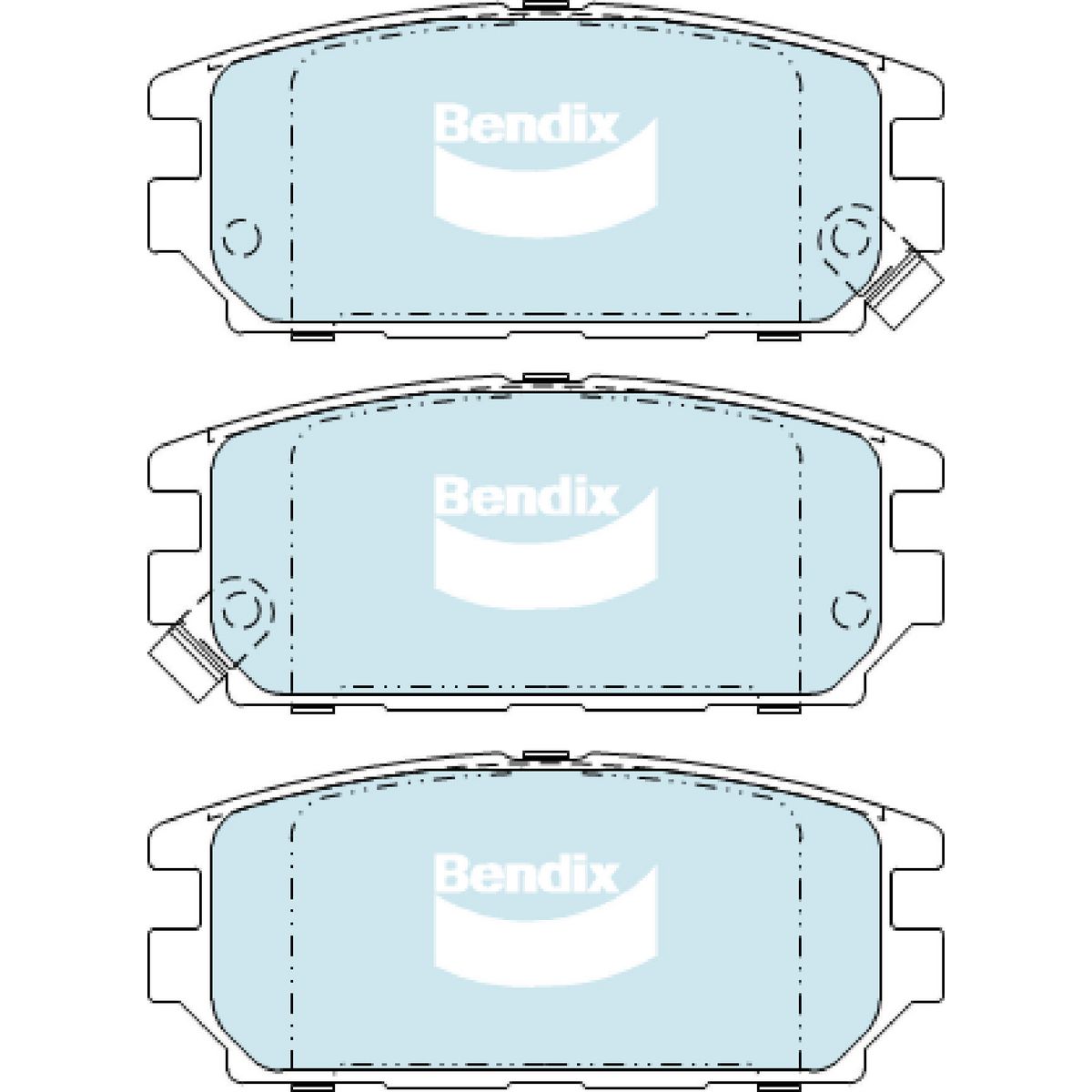 Bendix Ultimate 4WD Brake Pad Set DB1238 ULT4WD