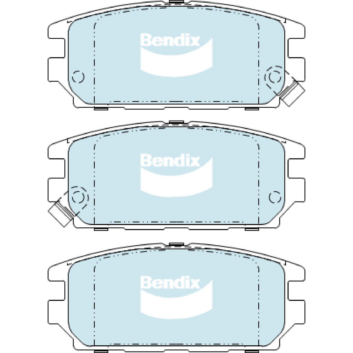 Bendix Ultimate 4WD Brake Pad Set DB1238 ULT4WD