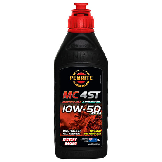 Penrite MC-4ST 10W-50 Full Synthetic Pao & Ester 1L MC4FS10W50001