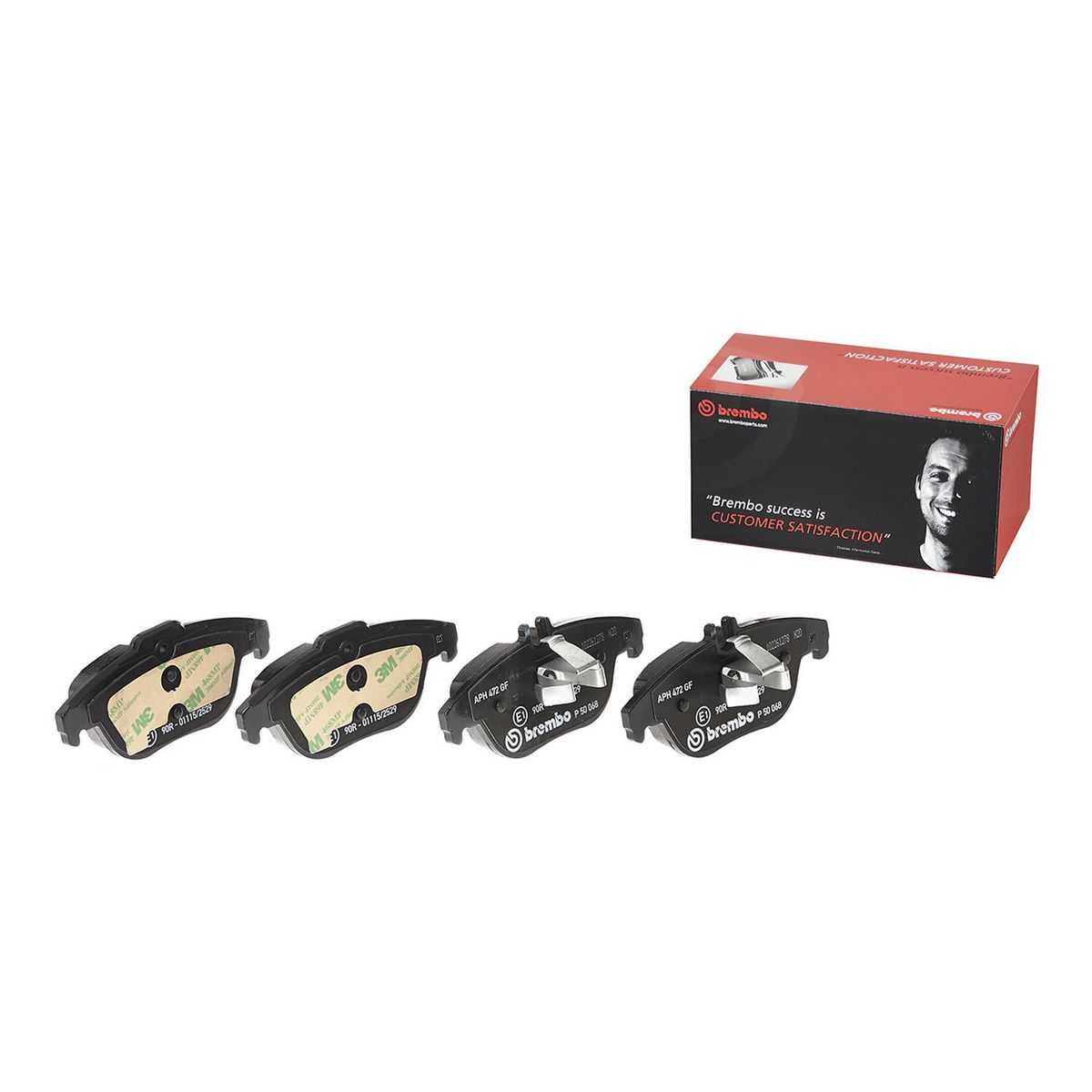 Brembo Brake Pad Rear Set (Low-Met) P50068