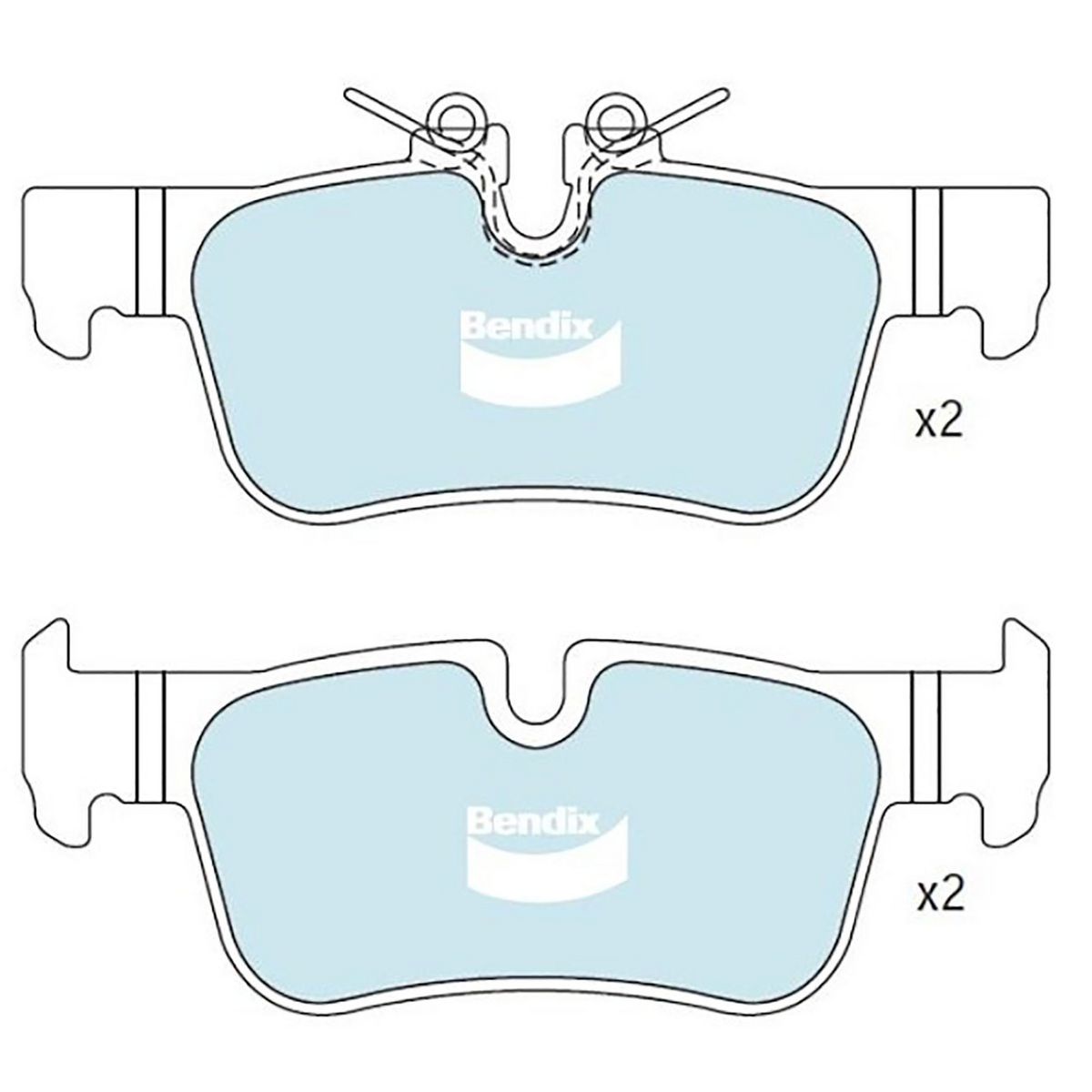 Bendix Brake Pad Set - Euro+ DB2385 EURO+