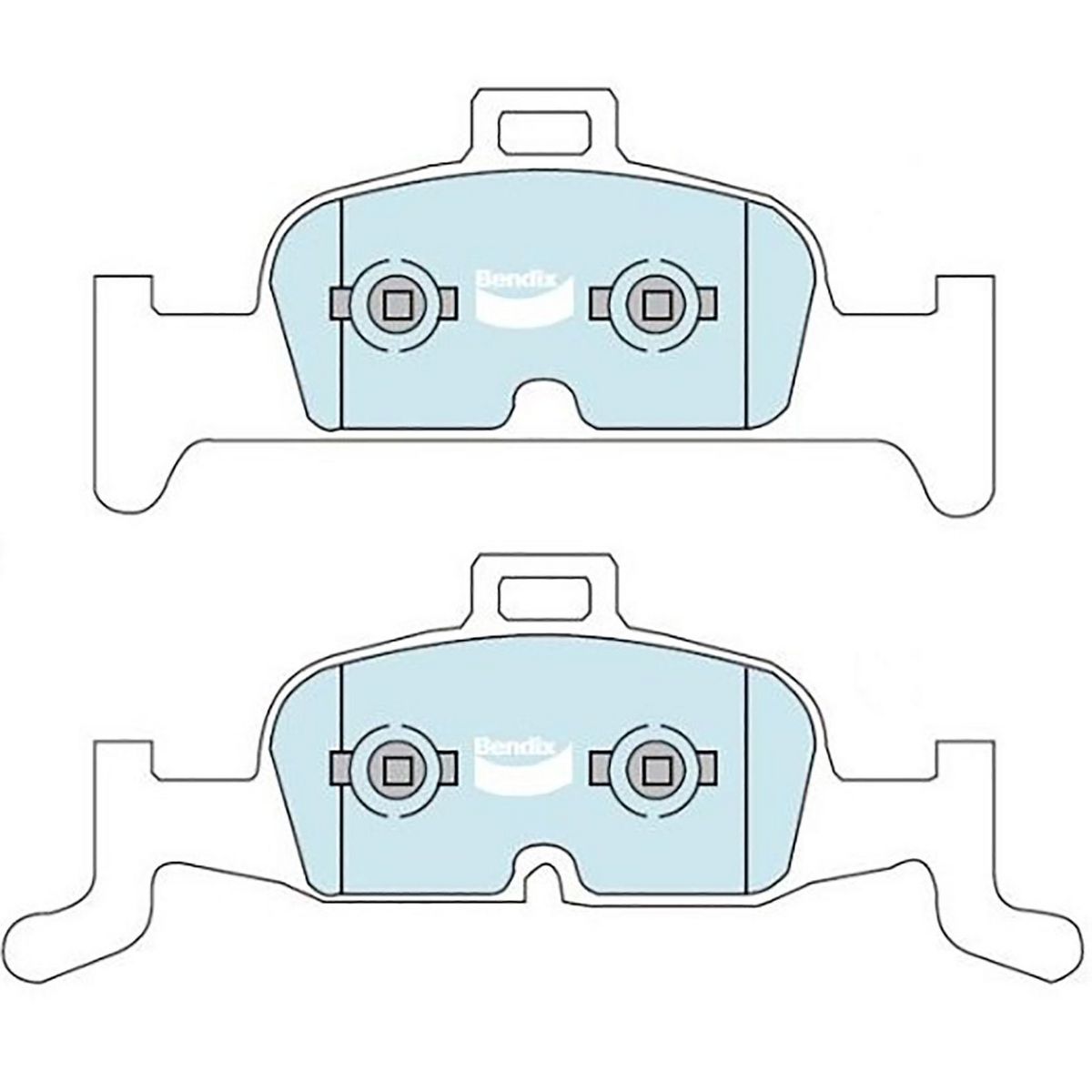 Bendix Brake Pad Set - Euro+ DB2508 EURO+